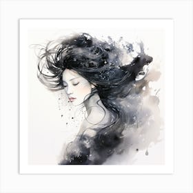 Asian Woman 1 Art Print