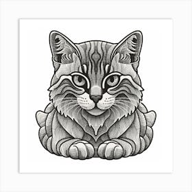 Kitty Cat 5 Art Print