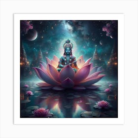 Lord Krishna 1 Art Print