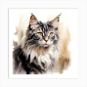 Coon Cat 2 Art Print