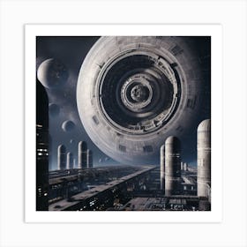 Star Wars City Art Print