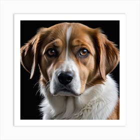 Portrait Of A Dog 2 Art Print