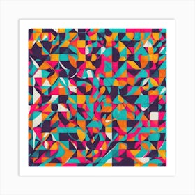 Abstract Geometric Pattern 19 Art Print