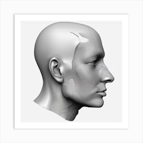 Head Of A Man 4 Art Print