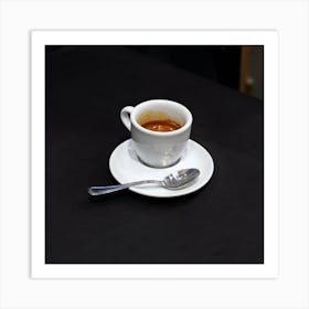 Italian Coffee Espresso Ristretto White Cup Kitchen Still Life Italy Italia Italian photo photography art travel Art Print