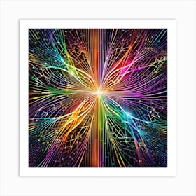 Abstract Psychedelic Art Print