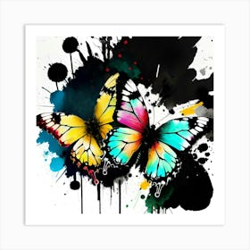 Butterfly Painting 185 Art Print