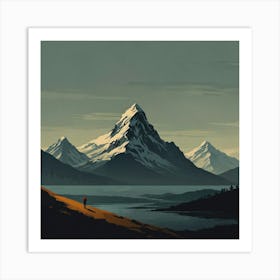 Mountain Landscape 39 Art Print