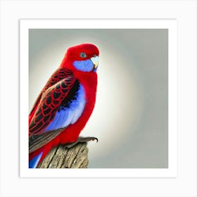 Red Cockatoo Art Print