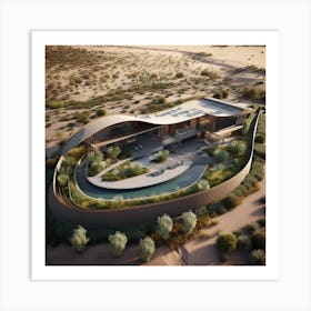 Desert House 10 Art Print