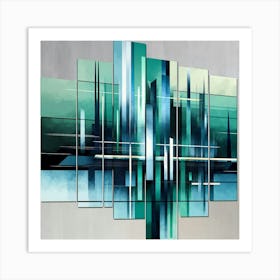 Abstract Cityscape Art Print