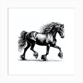 Horse Galloping 2 Art Print