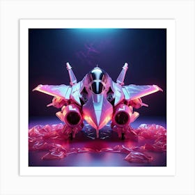 Futuristic Fighter Jet 3 Art Print