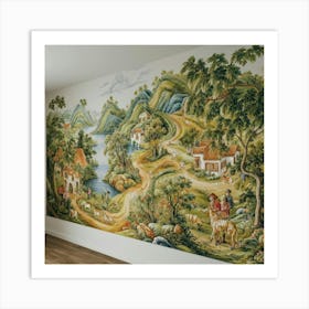 Mural Painting Art Print