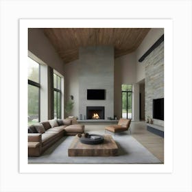 Modern Living Room 23 Art Print