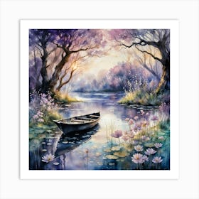 Lily Pond 1 Art Print