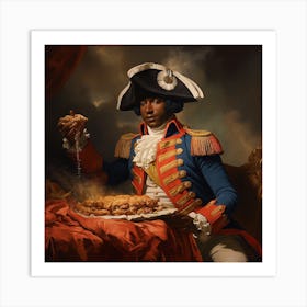 TOUSSAINT WOULDA LOVE FRIED CHICKEN 2 Art Print