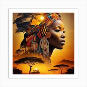 African Woman 2 Art Print