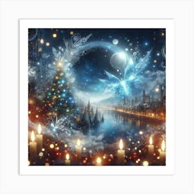 Christmas Fairy Art Print