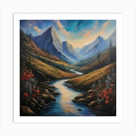 River Valley Art Print