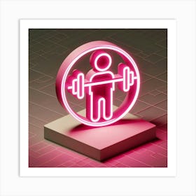 Neon Sign 24 Art Print