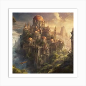 Fantasy Castle 44 Art Print