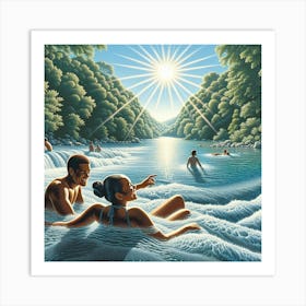 River Of Love Art Print