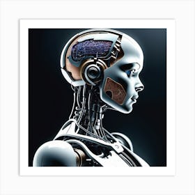 Cyborg Woman 60 Art Print