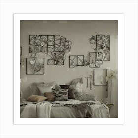 Shabby Chic Bedroom 2 Art Print