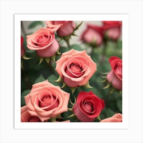 Roses Art Print