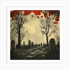 Graveyard 1 Art Print