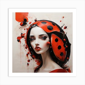 Ladybird 4 Art Print