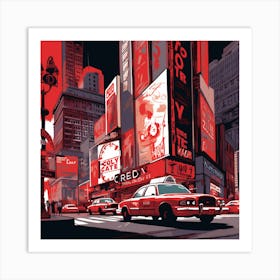 Times Squares Art Print