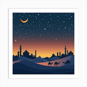 Ramadan Background 12 Art Print