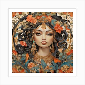 Asian Woman 3 Art Print