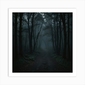 Dark Forest Path 5 Art Print