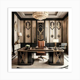 Deco Office 3 Art Print