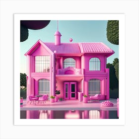 Barbie Dream House (154) Art Print