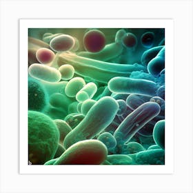 Bacteria Art Print