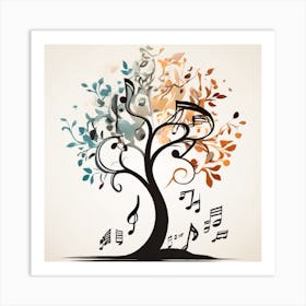 Tree Of Music Art Print