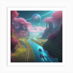 Landscape In The Sky Art Print