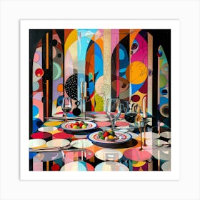 Dining Room 1 Art Print