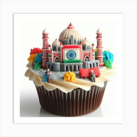 Taj Mahal Cupcake 2 Art Print