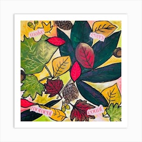 Autumn Leaves Art Print