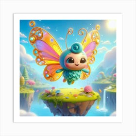 Fairy Butterfly Art Print