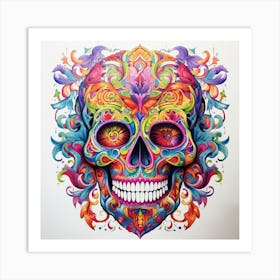 Sugar Skull 1 Art Print