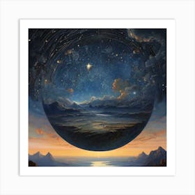 Sphere In The Sky Art Print