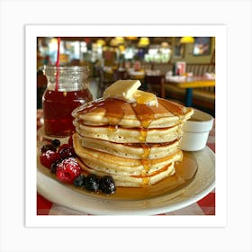 Vintage Pancakes. Art Print