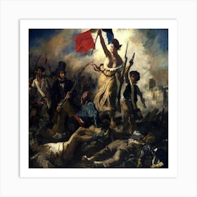 Delacroix Liberty 1 Art Print