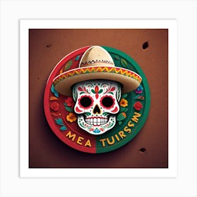 Mexican Skull 67 Art Print